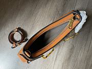 Fendi O'Lock Swing 32 Brown Leather Pouch - 6