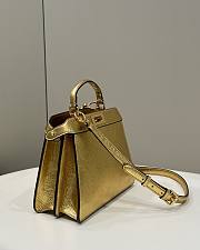 Fendi Peekaboo ISeeU Small 27 Gold Leather 1938 - 3