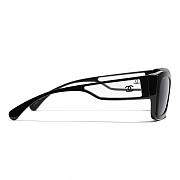 Chanel rectangle sunglasses Black frame - 4