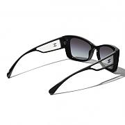 Chanel rectangle sunglasses Black frame - 3