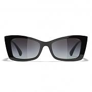 Chanel rectangle sunglasses Black frame - 2