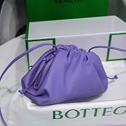 Botega Veneta Mini Pouch 22 Purple Leather 10169 - 2