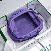 Botega Veneta Mini Pouch 22 Purple Leather 10169 - 5