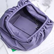 Botega Veneta Pouch 40 Purple Leather 10170 - 2