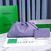 Botega Veneta Pouch 40 Purple Leather 10170 - 4