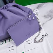 Botega Veneta Pouch 40 Purple Leather 10170 - 6