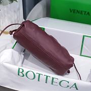 Botega Veneta Mini Pouch 22 Wine Red Leather 10171 - 2