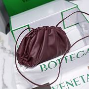 Botega Veneta Mini Pouch 22 Wine Red Leather 10171 - 3