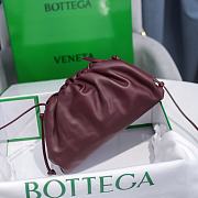 Botega Veneta Mini Pouch 22 Wine Red Leather 10171 - 4