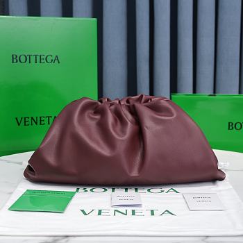 Botega Venata 38 Pouch Wine Red Leather 10172