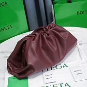 Botega Venata Pouch 40 Wine Red Leather 10172 - 3