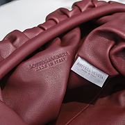 Botega Venata Pouch 40 Wine Red Leather 10172 - 4