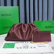 Botega Venata Pouch 40 Wine Red Leather 10172 - 6