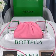Botega Veneta Mini Pouch 22 Pink Leather 10175 - 1