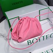 Botega Veneta Mini Pouch 22 Pink Leather 10175 - 5