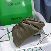 Botega Veneta Mini Pouch 22 Green Olive Leather 10178 - 6