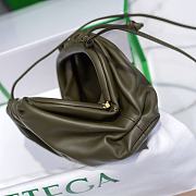 Botega Veneta Mini Pouch 22 Green Olive Leather 10178 - 3