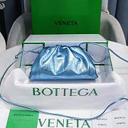 Botega Veneta Mini Pouch 22 Blue Leather 10180 - 1