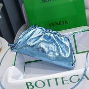 Botega Veneta Mini Pouch 22 Blue Leather 10180 - 2