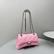 Balenciaga Crush Bag 25 White/Pink/Black  - 3