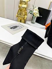YSL Boots Black Suede - 3