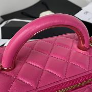 CC Vanity with Chain Hot Pink Lambskin - 2