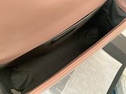 CN LeBoy Medium Light Pink Lambskin Bag with Silver Hardware 30cm - 5
