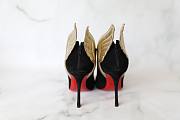 Christian Louboutin Mercura Wing Ankle Boots Black Suede WA001 - 5