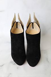 Christian Louboutin Mercura Wing Ankle Boots Black Suede WA001 - 4
