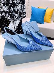 Prada Heels Blue 10274 - 1