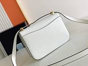 Prada Shoulder Bag 22 Saffiano Leather White - 5