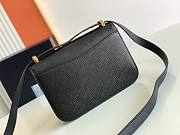 Prada Shoulder Bag 22 Saffiano Leather Black - 3