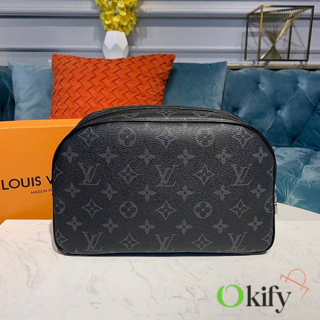 LV Toiletry 25 Bag Monogram Eclipse - 1