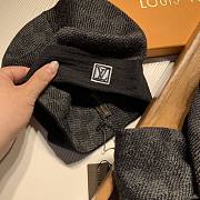 Set LV Petit Damier Hat & Cat NM Wool Black M70009 - 3