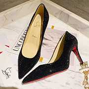 Christian Louboutin Kate Strass Full Black Diamond  - 1