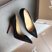 Christian Louboutin Kate Strass Full Black Diamond  - 4