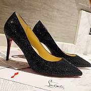 Christian Louboutin Kate Strass Full Black Diamond  - 2