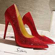 Christian Louboutin Kate Strass Full Red Diamond - 4