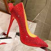 Christian Louboutin Kate Strass Full Red Diamond - 6