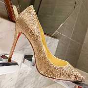Christian Louboutin Kate Strass Full Gold Diamond - 5