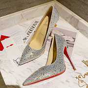 Christian Louboutin Kate Strass Full Silver Diamond - 1