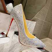 Christian Louboutin Kate Strass Full Silver Diamond - 3