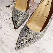 Christian Louboutin Kate Strass Full Silver Diamond - 4