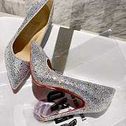 Christian Louboutin Kate Strass Full Silver Diamond - 5
