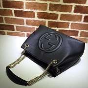 Gucci soho chain shoulder bag 38 black leather - 4
