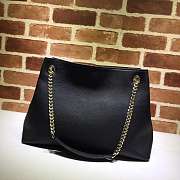 Gucci soho chain shoulder bag 38 black leather - 3