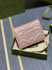 Gucci GG marmont wallet 11 pink leather - 5