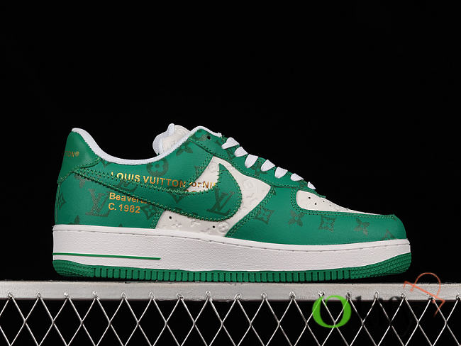 Louis Vuitton Nike Air Force 1 Low Green - 1