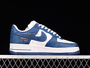 Louis Vuitton Nike Air Force 1 Low Blue - 1