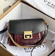Givenchy Small 21.5 Red Python Skin 10370 - 1